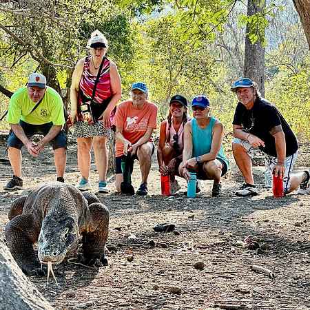 Tracking Komodo Dragons in Komodo Island National Park