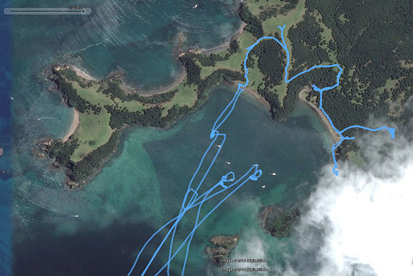 2-9-17 Bay of Islands Otaio Bay - Hiked Urupukapuka Island