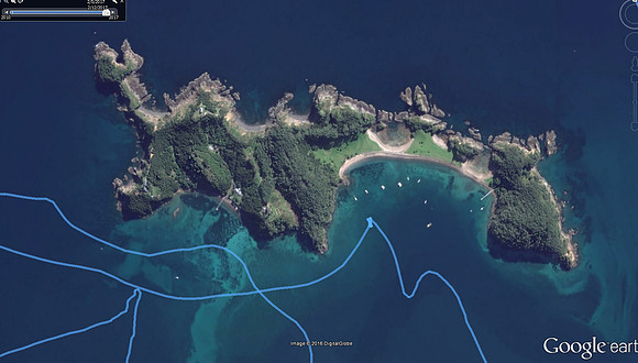 2-6-17 Bay of Islands Hiked Roberton-Motuarohia Island