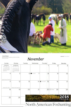 2018 MFHA Foxhunting Calendar - November